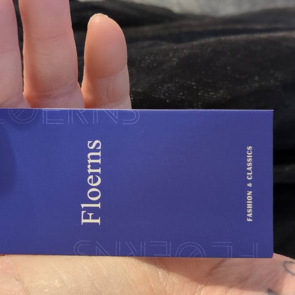 NWT Floerns Black Maxi Dress - Plunging Neckline - Flowing Silhouette - Sexy - - Picture 11 of 12